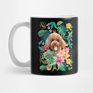 Tropical Red Toy Poodle 1 Mug